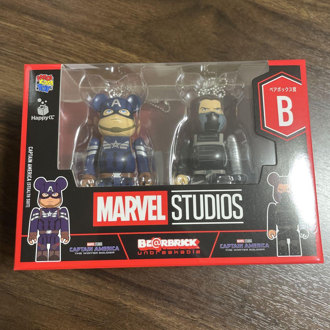 MARVEL STUDIOS / Happy Kuji BE@RBRICK BE@RBRICK 100% Pair set B