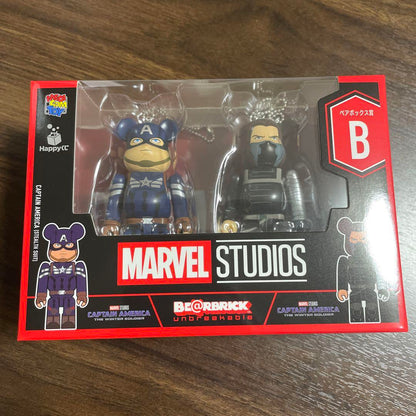 MARVEL STUDIOS / Happy Kuji BE@RBRICK BE@RBRICK 100% Pair set B