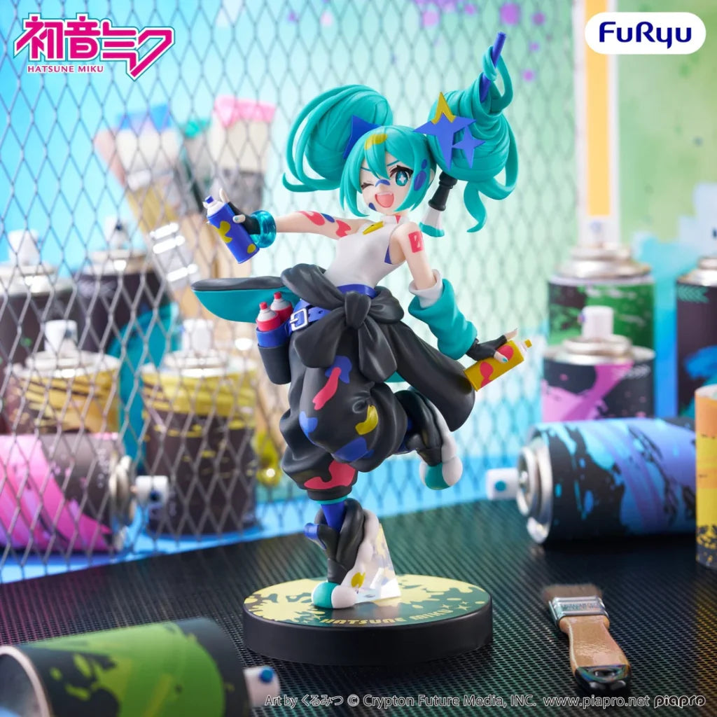 Hatsune Miku Muchuto Paint Girl Another Color Ver Figure