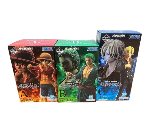 Ichiban Kuji One Piece Beyond the trial Luffy Zoro Sanji Figure set
