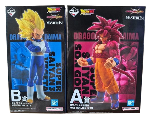 Ichiban Kuji Dragon Ball VS Omnibus CROSS A B Goku Vegeta Set Figure