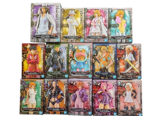 ONE PIECE DXF THE GRANDLINE SERIES Egghead Luffy Zoro Figure Complete set