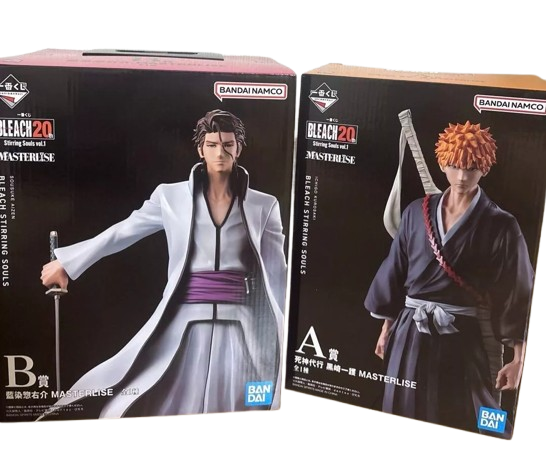 Bleach Ichiban kuji Sosuke Aizen Ichigo Kurosaki Figure set