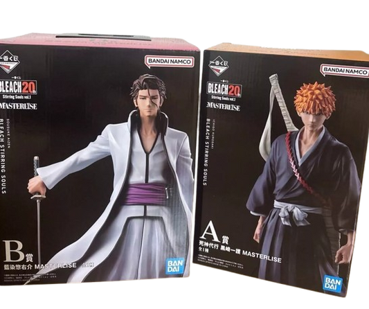 Bleach Ichiban kuji Sosuke Aizen Ichigo Kurosaki Figure set