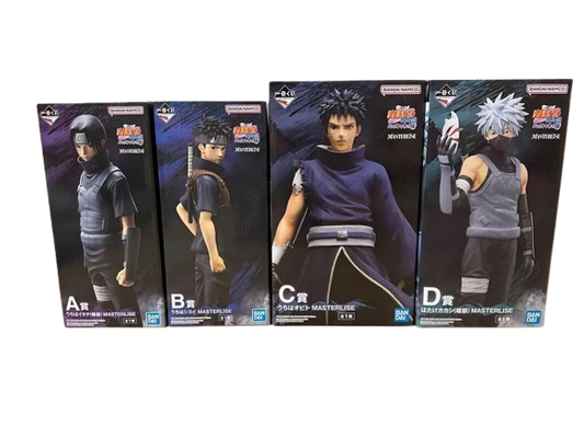 NARUTO Shippuden Ichiban Kuji A B C D Figure set Itachi Shisui Obito Kakashi
