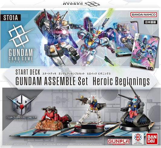Gundam Card Game Start Deck ST01A Gundam Assemble Set Heroic Beginnings