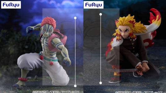 Demon Slayer Noodle Stopper Akaza Kyojuro Rengoku Figure set