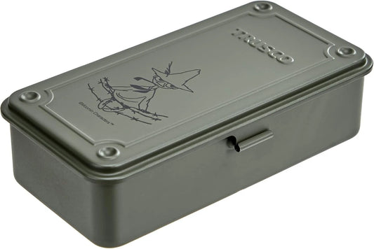 TRUSCO Tool Box with Moomin Illustration - Trunk Shape Snufkin