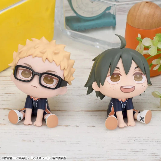 8/7 Haikyu!! Qyurume Mini Figure Tsukishima Yamaguchi Set