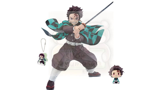 Demon Slayer Kimetsu Ichiban Kuji Upper Rank Three Tanjiro Kamado Figure set