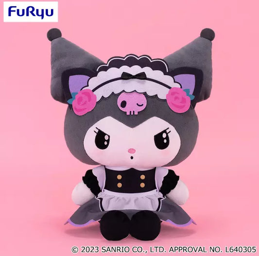 Sanrio Kuromi Tsundere Cafe BIG stuffed toy 35cm