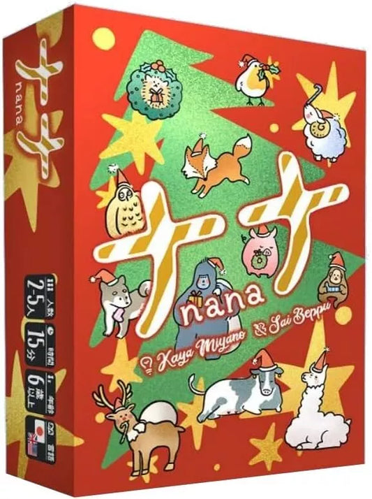 Mob+ Nana Card Game Christmas Ver. 2-5 players, 15-30 minutes Board Japan import