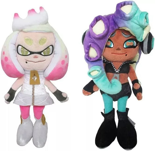 Japan New Splatoon 2 Tentacles Pearl and Marina 2Sets S size Plush Stuffed toy