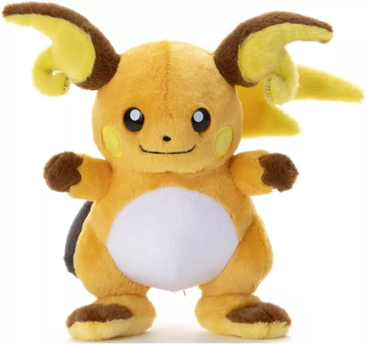 TAKARA TOMY Pokemon Get Pocket Monster Raichu Plush Doll 23cm Stuffed Toy