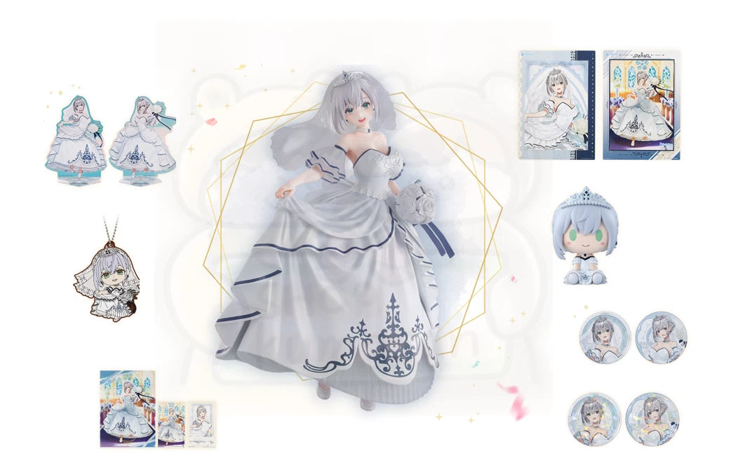 Ichiban Kuji hololive Wedding Dress Style Prize Shirogane Noel Figure set