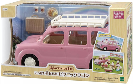 Sylvanian Families Calico Critters v-06 Picnic Wagon Set