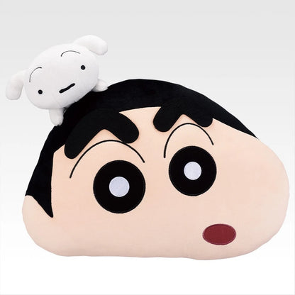 Ichiban Kuji Crayon Shin chan I'm full Last One Shin-chan face cushion 40cm