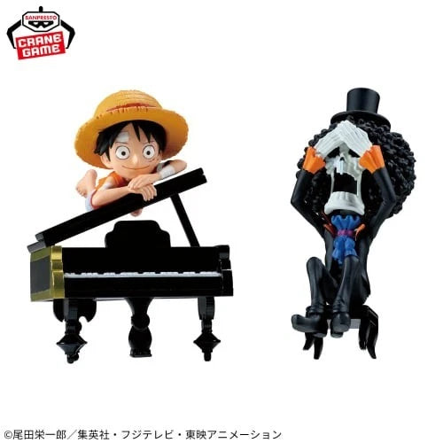 One Piece World Collectable Figure Log Stories Luffy Brook