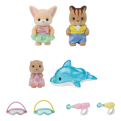 Sylvanian Families Friendly Baby Set of 4 S-73 S-74 S-75 S-76 Calico Critt set