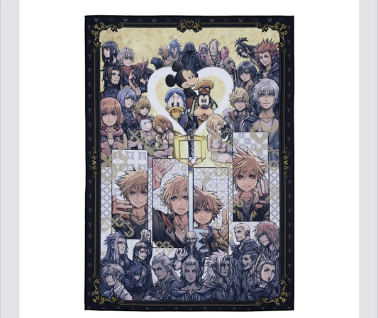 Kingdom Hearts Ichiban Kuji B Prize Visual Bath Towel 90cm