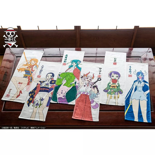 Ichiban kuji One piece EX E prize Gauze towel set One piece Girls Collection
