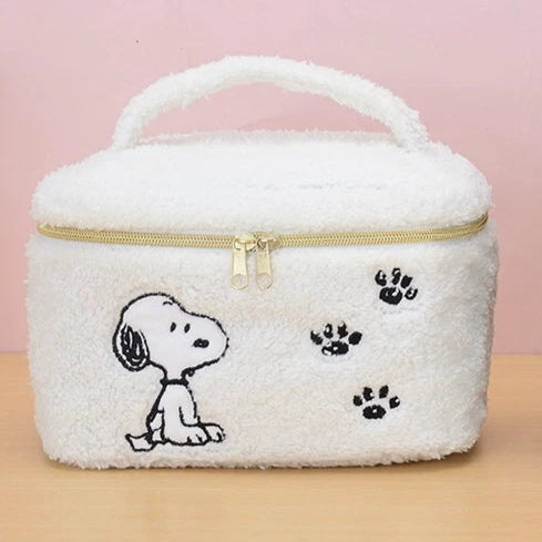 Snoopy vanity pouch White New From Japan