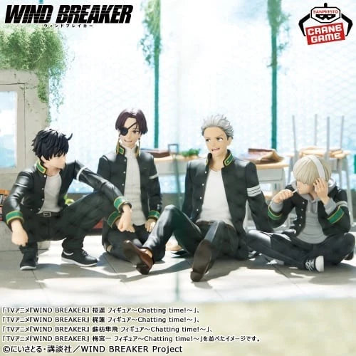WIND BREAKER Figure Chatting time Complete set