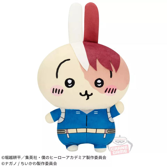 My Hero Academia Chiikawa Mechamofugutto Plush Shoto Todoroki Usagi 30cm
